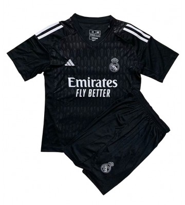 Real Madrid Bramkarskie Koszulka Trzecich Dziecięca 2023-24 Krótki Rękaw (+ Krótkie spodenki)